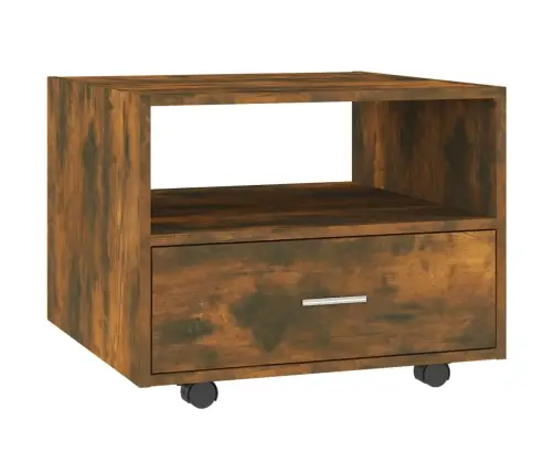 Kafijas Galdiņš, Ozolkoka, 55X55X40 Cm, Inženierijas Koks Vidaxl