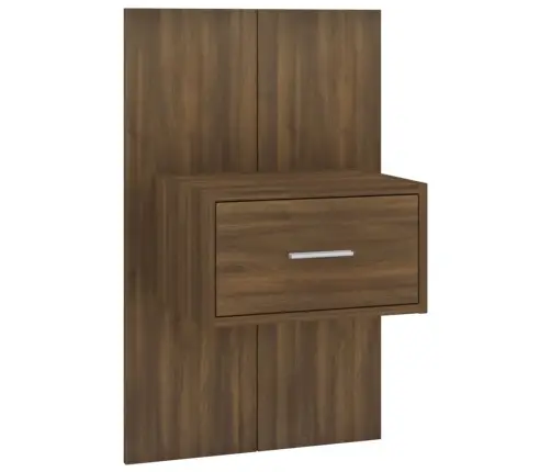 Sienas Naktsskapītis, Brūna Koka Krāsa Vidaxl