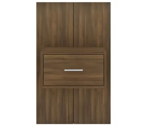 Sienas Naktsskapītis, Brūna Koka Krāsa Vidaxl