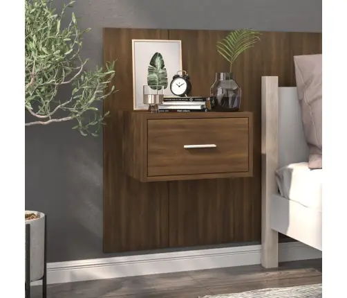 Sienas Naktsskapītis, Brūna Koka Krāsa Vidaxl
