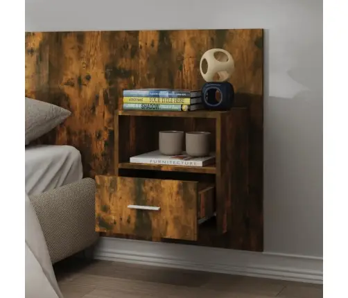 Seinale Kinnitatavad Öökapid 2 Tk Suitstatud Tamm