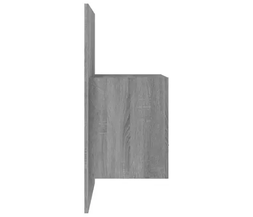 Sienas Naktsskapīši, 2 Gab., Pelēcīga Ozolkoka Krāsa Vidaxl