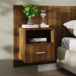 Sienas Naktsskapītis, Brūna Koka Krāsa Vidaxl