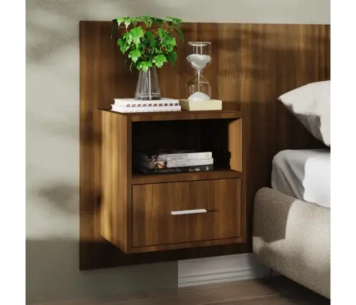 Sienas Naktsskapītis, Brūna Koka Krāsa Vidaxl