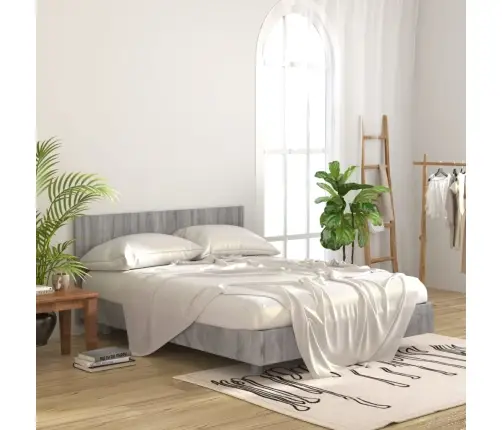 Gultas Galvgalis,Pelēcīga Ozola,160X1,5X80 Cm,Inženierijas Koks Vidaxl