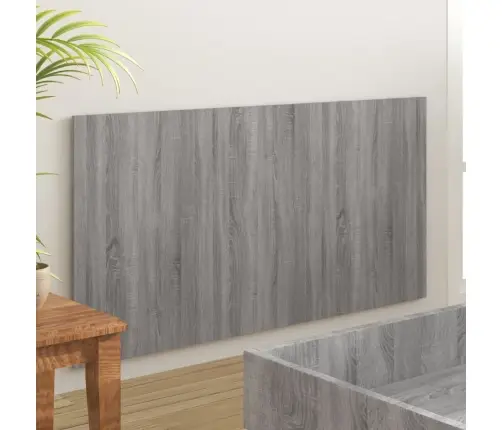 Gultas Galvgalis,Pelēcīga Ozola,160X1,5X80 Cm,Inženierijas Koks Vidaxl