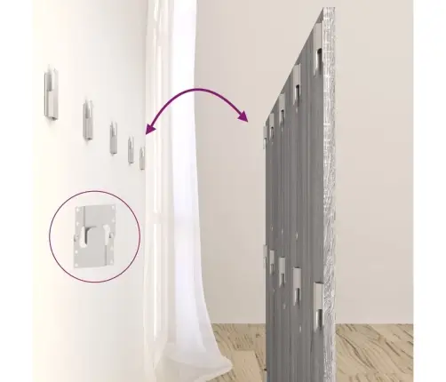 Gultas Galvgalis,Pelēcīga Ozola,160X1,5X80 Cm,Inženierijas Koks Vidaxl