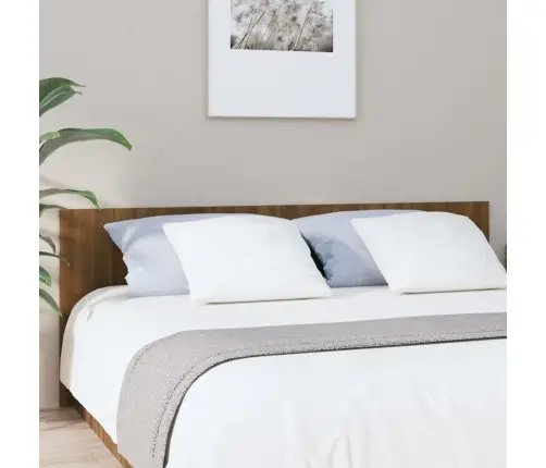 Gultas Galvgalis, Brūna Ozola, 200X1,5X80 Cm, Inženierijas Koks Vidaxl