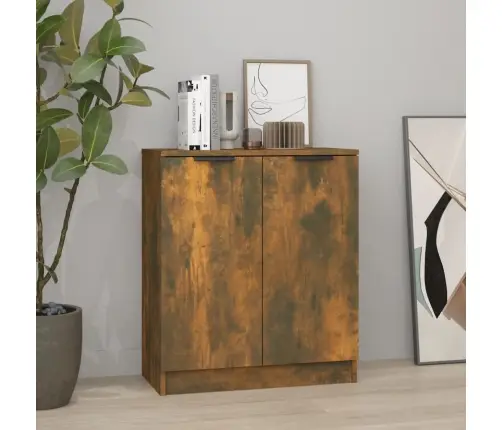 Kumode, Ozolkoka Krāsa, 60X30X70 Cm, Inženierijas Koks Vidaxl