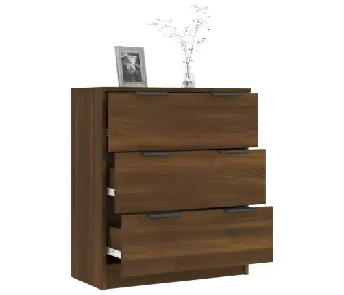 Šoninė Spintelė, Ruda Ąžuolo, 60X30X70cm Apdirbta Mediena