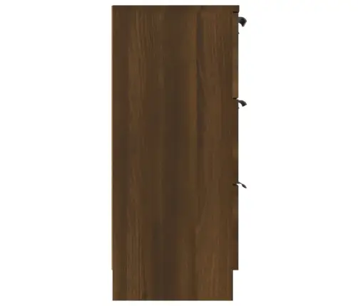 Šoninė Spintelė, Ruda Ąžuolo, 60X30X70cm Apdirbta Mediena