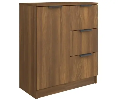 Kumode, Brūna Ozola, 60X30X70 Cm, Inženierijas Koks Vidaxl