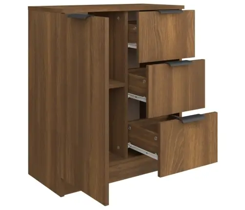 Kumode, Brūna Ozola, 60X30X70 Cm, Inženierijas Koks Vidaxl