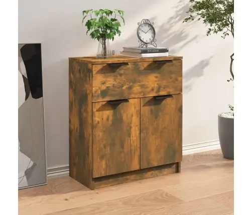 Kumode, Ozolkoka Krāsa, 60X30X70 Cm, Inženierijas Koks Vidaxl