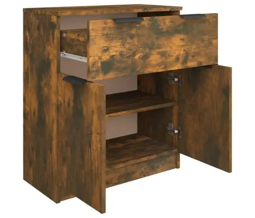 Kumode, Ozolkoka Krāsa, 60X30X70 Cm, Inženierijas Koks Vidaxl