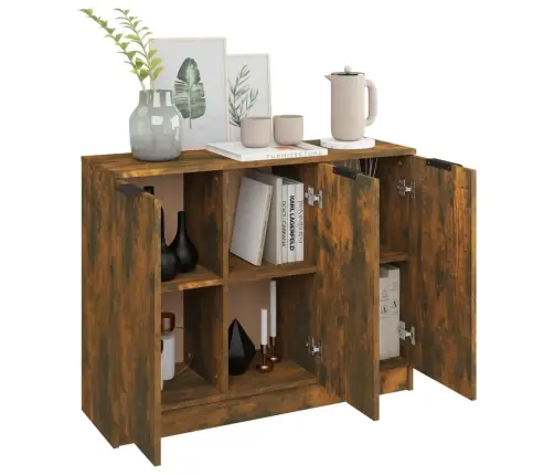 Kumode, Ozolkoka Krāsa, 90,5X30X70 Cm, Inženierijas Koks Vidaxl