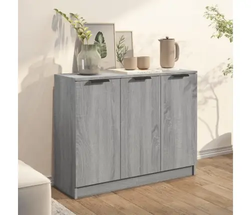 Puhvetkapp, Hall Sonoma Tamm, 90,5X30X70 Cm Tehispuit