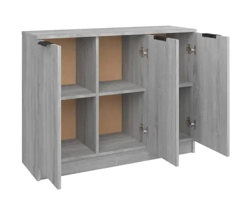 Puhvetkapp, Hall Sonoma Tamm, 90,5X30X70 Cm Tehispuit