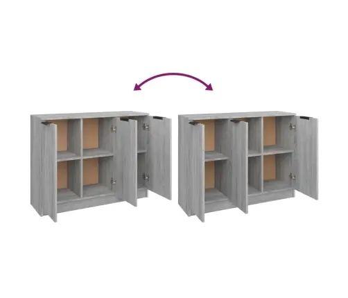 Puhvetkapp, Hall Sonoma Tamm, 90,5X30X70 Cm Tehispuit