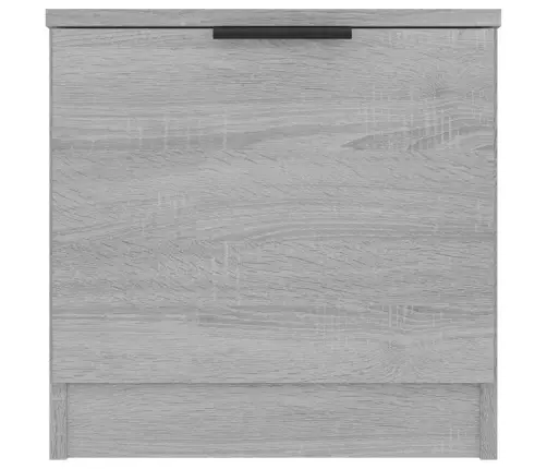 Naktinės Spintelės, 2Vnt., Pilkos Ąžuolo Spalvos, 40X39X40Cm