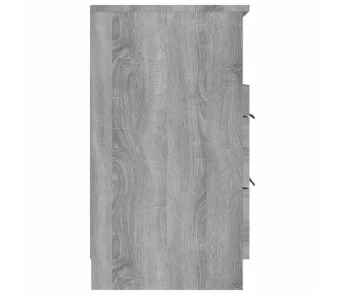 Naktinės Spintelės, 2Vnt., Pilkos Ąžuolo, Apdirbta Mediena