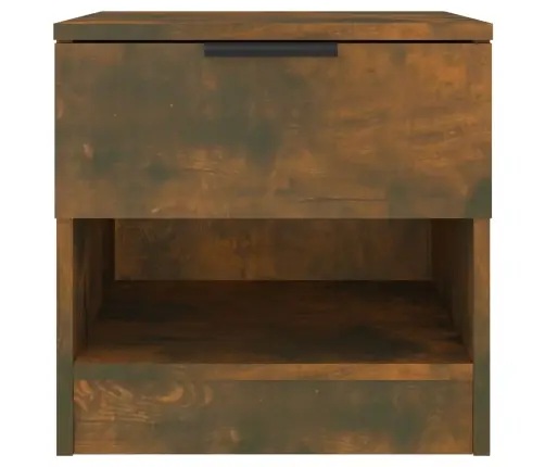 Naktinės Spintelės, 2Vnt., Dūminio Ąžuolo, Apdirbta Mediena