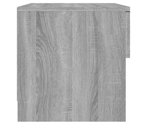 Naktsskapīši, 2 Gab., Pelēka Ozolkoka Krāsa, Inženierijas Koks Vidaxl
