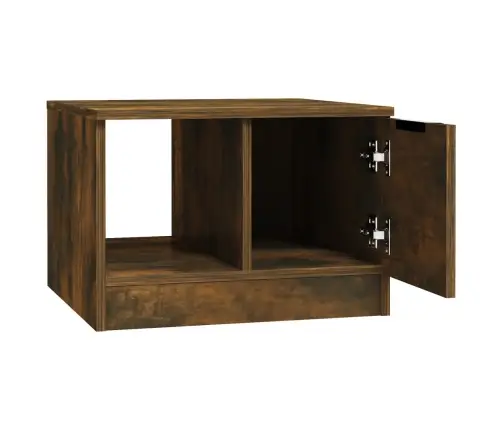 Kavos Staliukas, Dūminio Ąžuolo, 50X50X36cm Apdirbta Mediena Kavos Staliukas, Dūminio Ąžuolo, 50X50X36cm Apdirbta Mediena