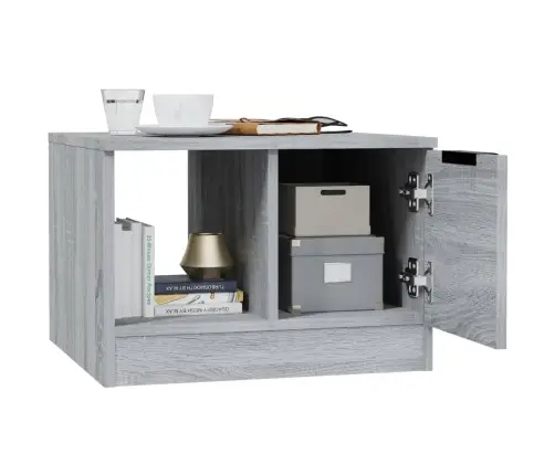 Kafijas Galdiņš, Pelēka Ozola, 50X50X36 Cm, Inženierijas Koks Vidaxl Kafijas Galdiņš, Pelēka Ozola, 50X50X36 Cm, Inženierijas Koks Vidaxl