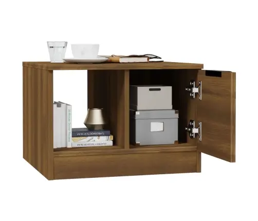 Kafijas Galdiņš, Brūna Ozola, 50X50X36 Cm, Inženierijas Koks Vidaxl