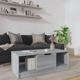 Kafijas Galdiņš, Pelēka Ozola, 102X50X36 Cm, Inženierijas Koks Vidaxl