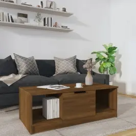 Kafijas Galdiņš, Koka Krāsa, 102X50X36 Cm, Inženierijas Koks Vidaxl
