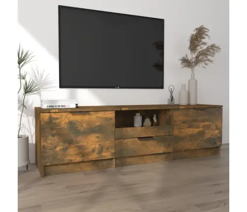 Tv Skapītis, Ozolkoka Krāsa, 140X35X40 Cm, Inženierijas Koks Vidaxl