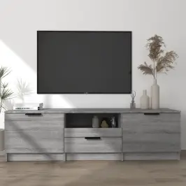 Tv Skapītis, Pelēka Ozolkoka, 140X35X40 Cm, Inženierijas Koks Vidaxl