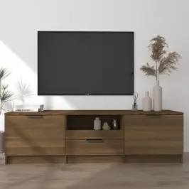 Tv Skapītis, Brūna Ozola, 140X35X40 Cm, Inženierijas Koks Vidaxl