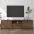 Tv Skapītis, Brūna Ozola, 140X35X40 Cm, Inženierijas Koks Vidaxl