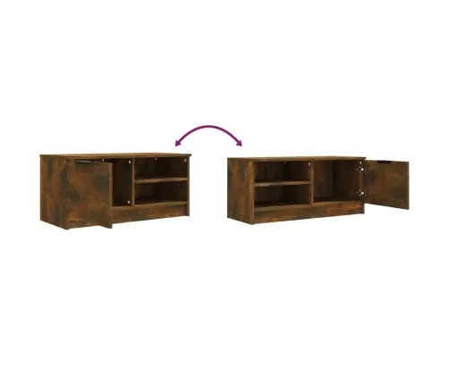 Tv Skapīši, 2 Gab., Ozolkoka, 80X35X36,5 Cm, Inženierijas Koks Vidaxl