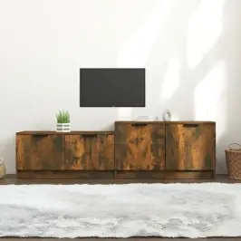 Telerikapp, Suitsutatud Tamm, 158,5 X 36 X 45 cm Tehispuit