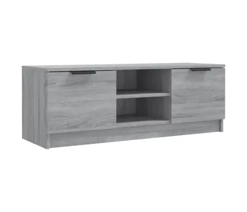 Tv Skapītis, Pelēka Ozolkoka, 102X35X36,5 Cm, Inženierijas Koks Vidaxl