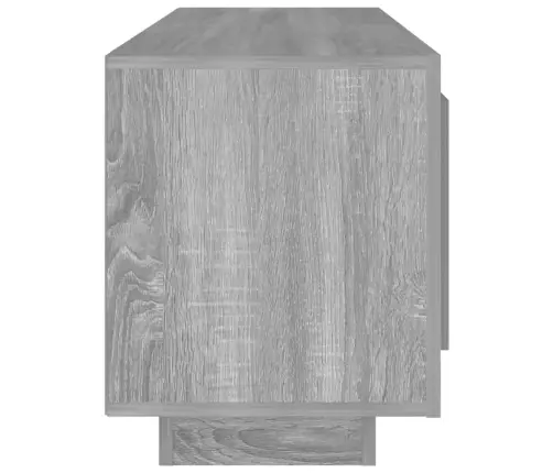 Tv Skapītis, Pelēks, 102X35X45 Cm, Inženierijas Koks Vidaxl