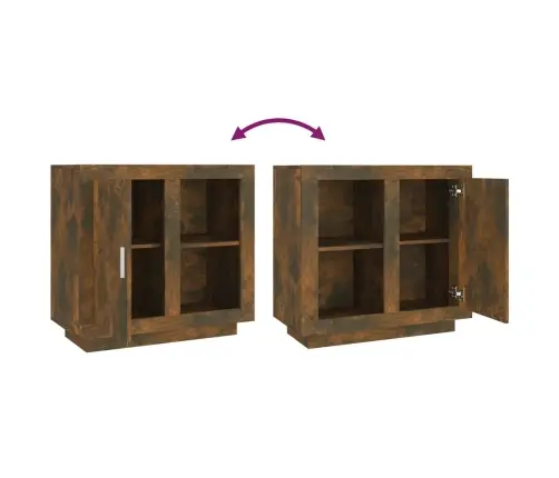 Šoninė Spintelė, Dūminio Ąžuolo Spalvos, 80X40X75Cm