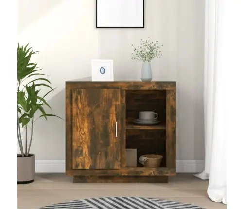 Šoninė Spintelė, Dūminio Ąžuolo Spalvos, 80X40X75Cm