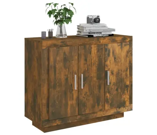 Šoninė Spintelė, Dūminio Ąžuolo Spalvos, 92X35X75cm Mediena