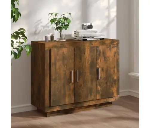 Šoninė Spintelė, Dūminio Ąžuolo Spalvos, 92X35X75cm Mediena