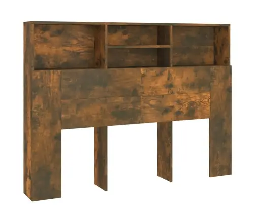 Gultas Galvgalis Ar Plauktu, Ozolkoka Krāsa, 140X19X103,5 Cm Vidaxl