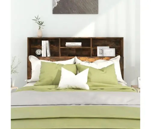 Gultas Galvgalis Ar Plauktu, Ozolkoka Krāsa, 140X19X103,5 Cm Vidaxl