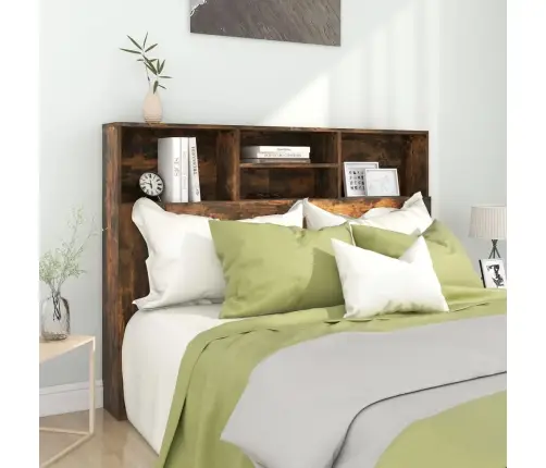 Gultas Galvgalis Ar Plauktu, Ozolkoka Krāsa, 140X19X103,5 Cm Vidaxl