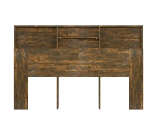 Voodipeatsi Kapp Suitsutatud Tamm 160X19X103,5 Cm