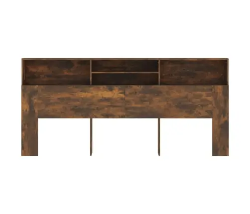 Gultas Galvgalis Ar Plauktu, Ozolkoka Krāsa, 220X19X103,5 Cm Vidaxl