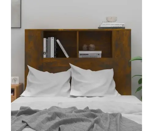 Gultas Galvgalis Ar Plauktu, Ozolkoka Krāsa, 100X18,5X102,5 Cm Vidaxl